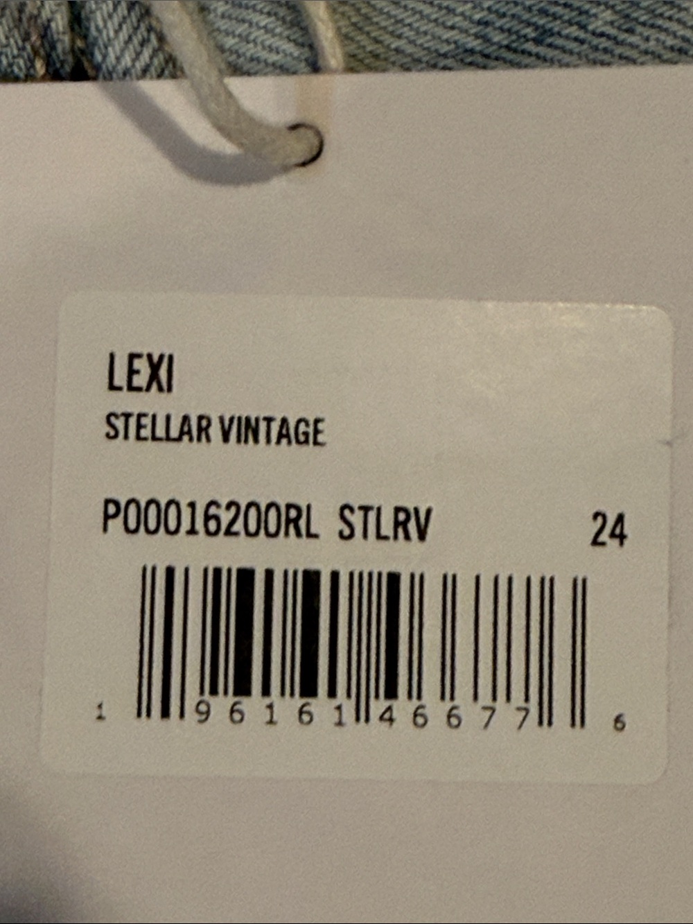 NWT Pistola LEXI MID RISE BOWED STRAIGHT - STELLAR womens size 24 - Picture 10 of 16